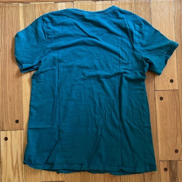 Out of Office Green Pink Women's Short Sleeve T-Shirt XS 0 2 Time & Tru - Picture 5 of 5